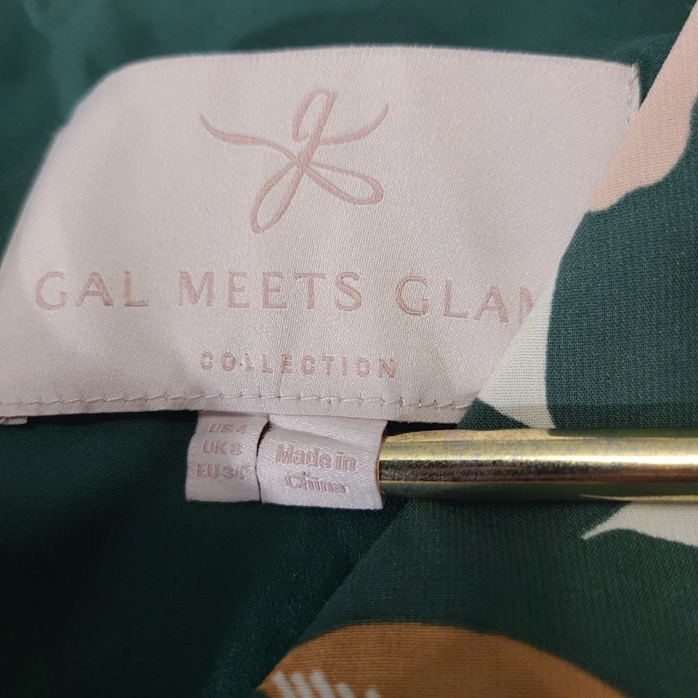 Gal Meets Glam Tegan Floral Tiered‎ Midi Dress Size 4